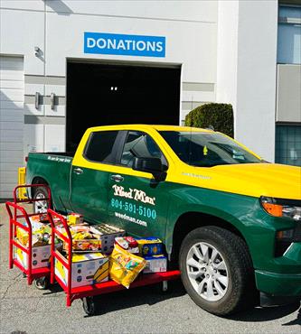 Weed Man Vancouver Donates 500 Pounds of Food to Surrey Food Bank Society